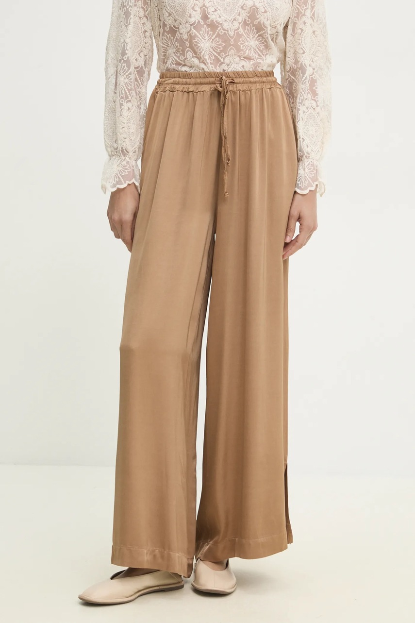 Παντελόνι Answear.LAB χρώμα: καφέ φωτογραφία