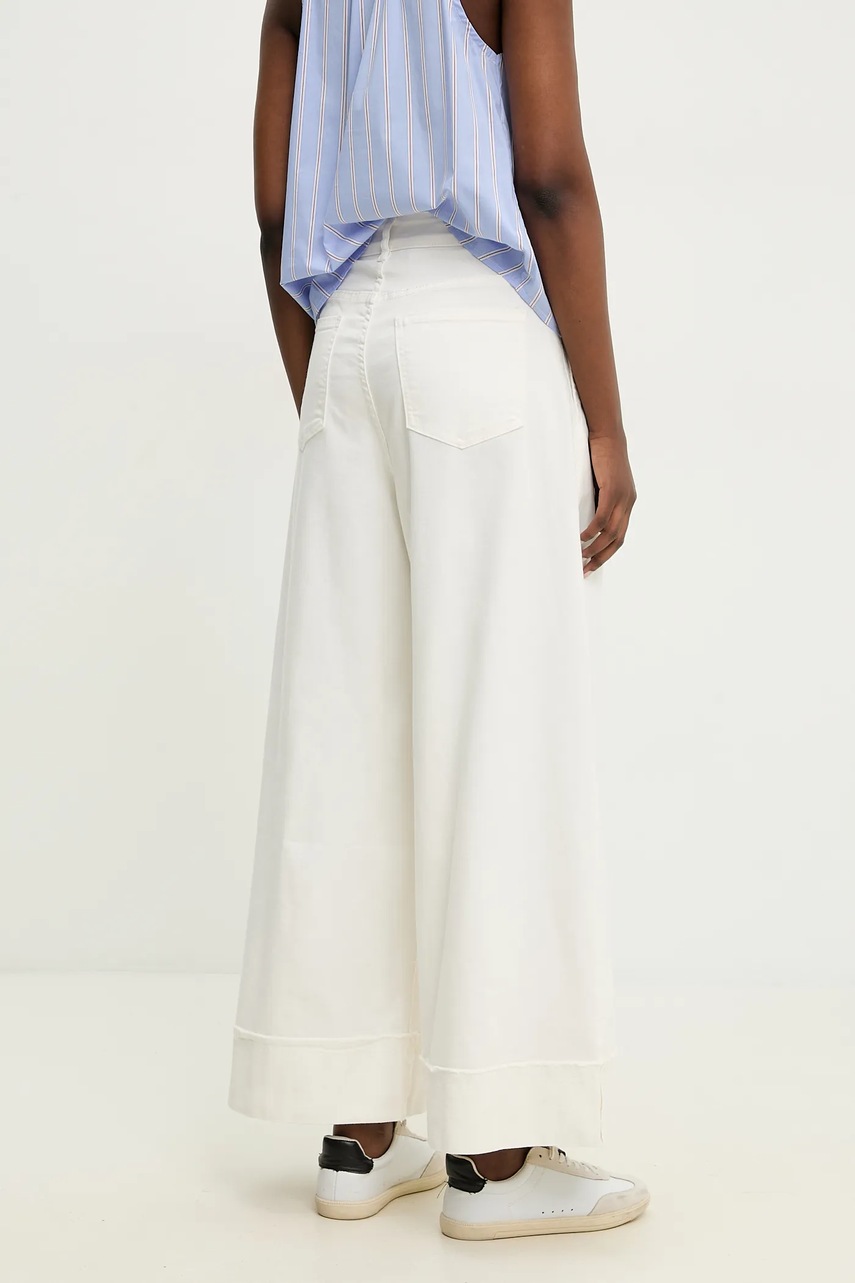 Τζιν παντελόνι Answear.LAB χρώμα: άσπρο φωτογραφία