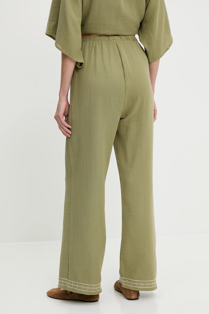 Βαμβακερό παντελόνι Answear.LAB χρώμα: πράσινο φωτογραφία