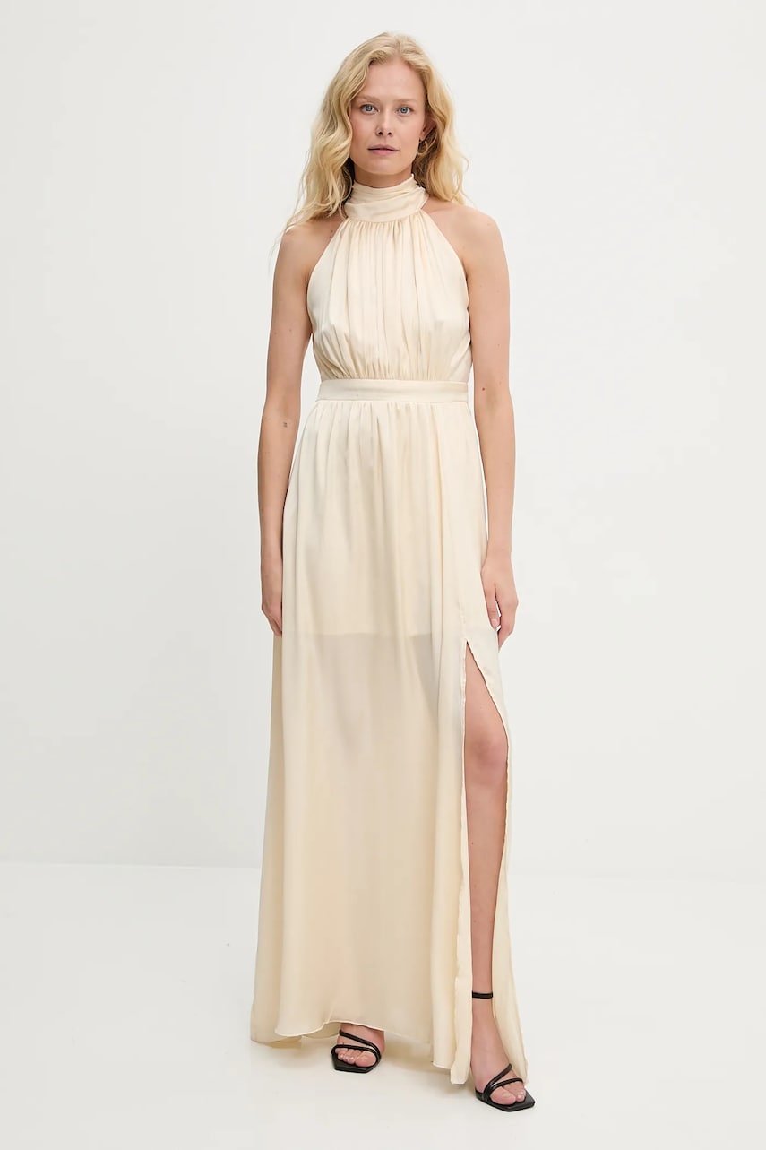 Answear Lab rochie culoarea rosu, maxi, evazati