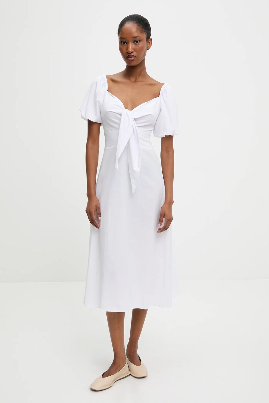Answear Lab rochie culoarea alb, mini, dreaptă