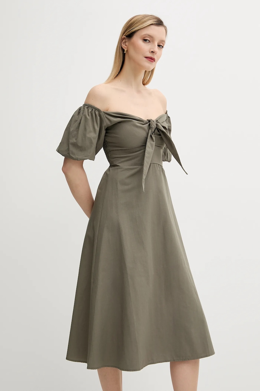Answear Lab rochie culoarea verde, mini, dreapta