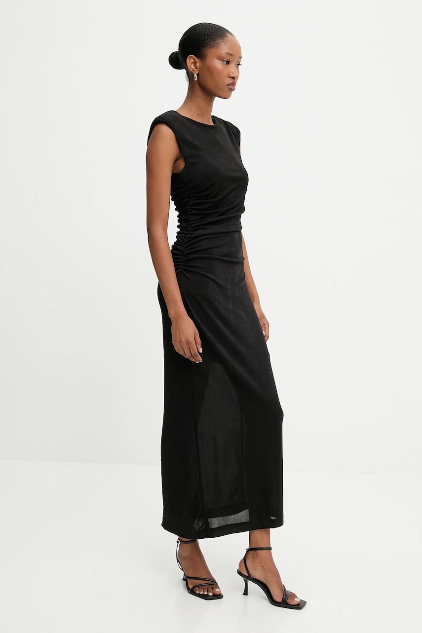 Answear Lab rochie culoarea negru, maxi, mulata