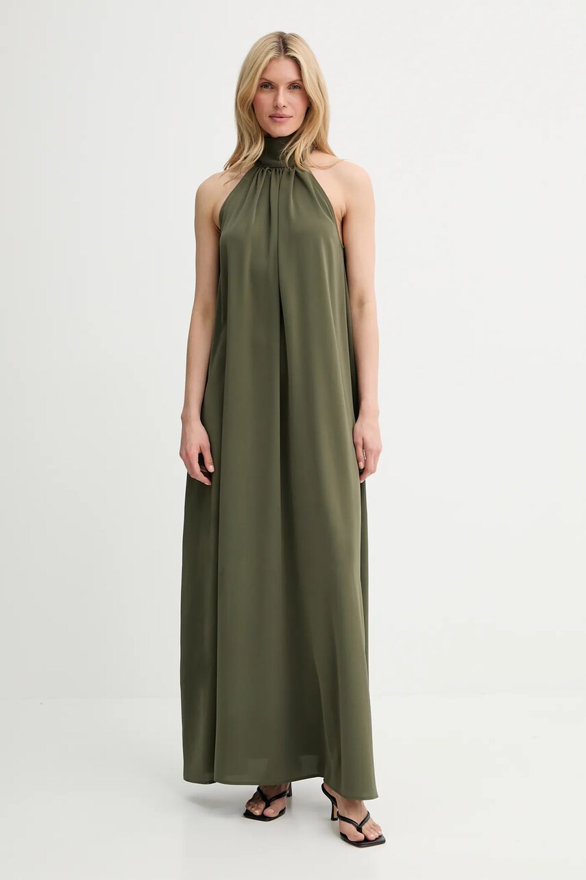 Answear Lab rochie culoarea verde, maxi, oversize
