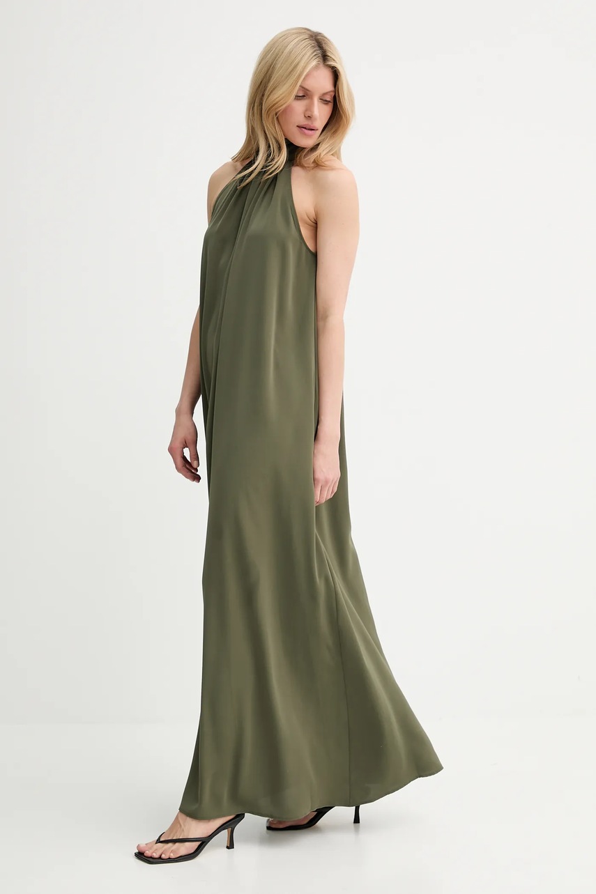 Платье Answear.LAB цвет зелёный maxi oversize