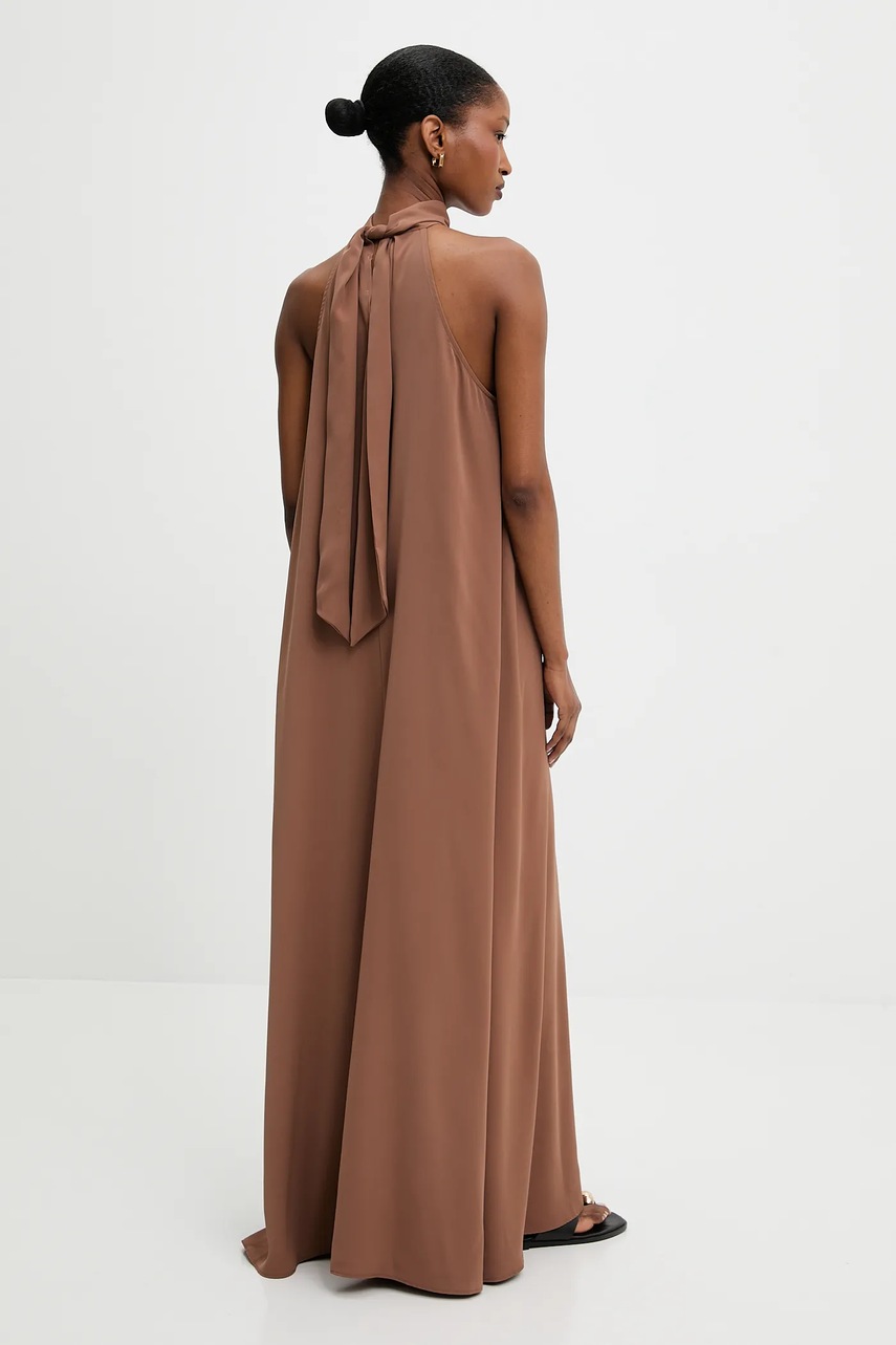 Сукня Answear Lab колір коричневий maxi oversize