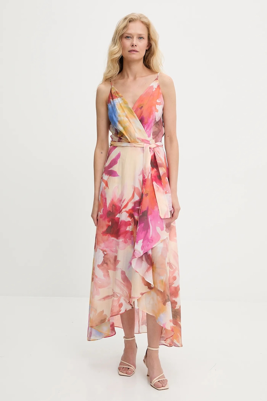 Answear Lab rochie culoarea portocaliu, maxi, evazati