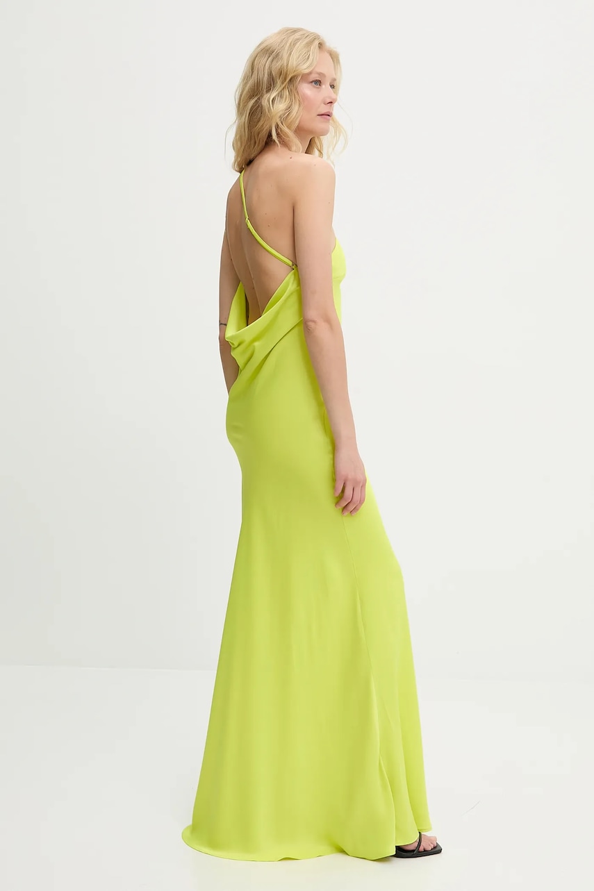 Answear Lab rochie culoarea galben, maxi, mulata