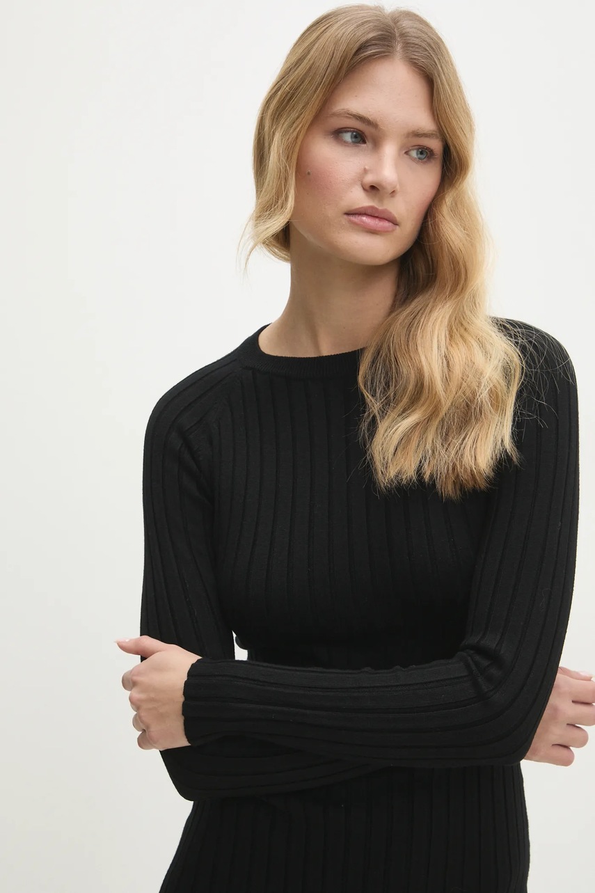 Φόρεμα Answear.LAB χρώμα: μαύρο φωτογραφία