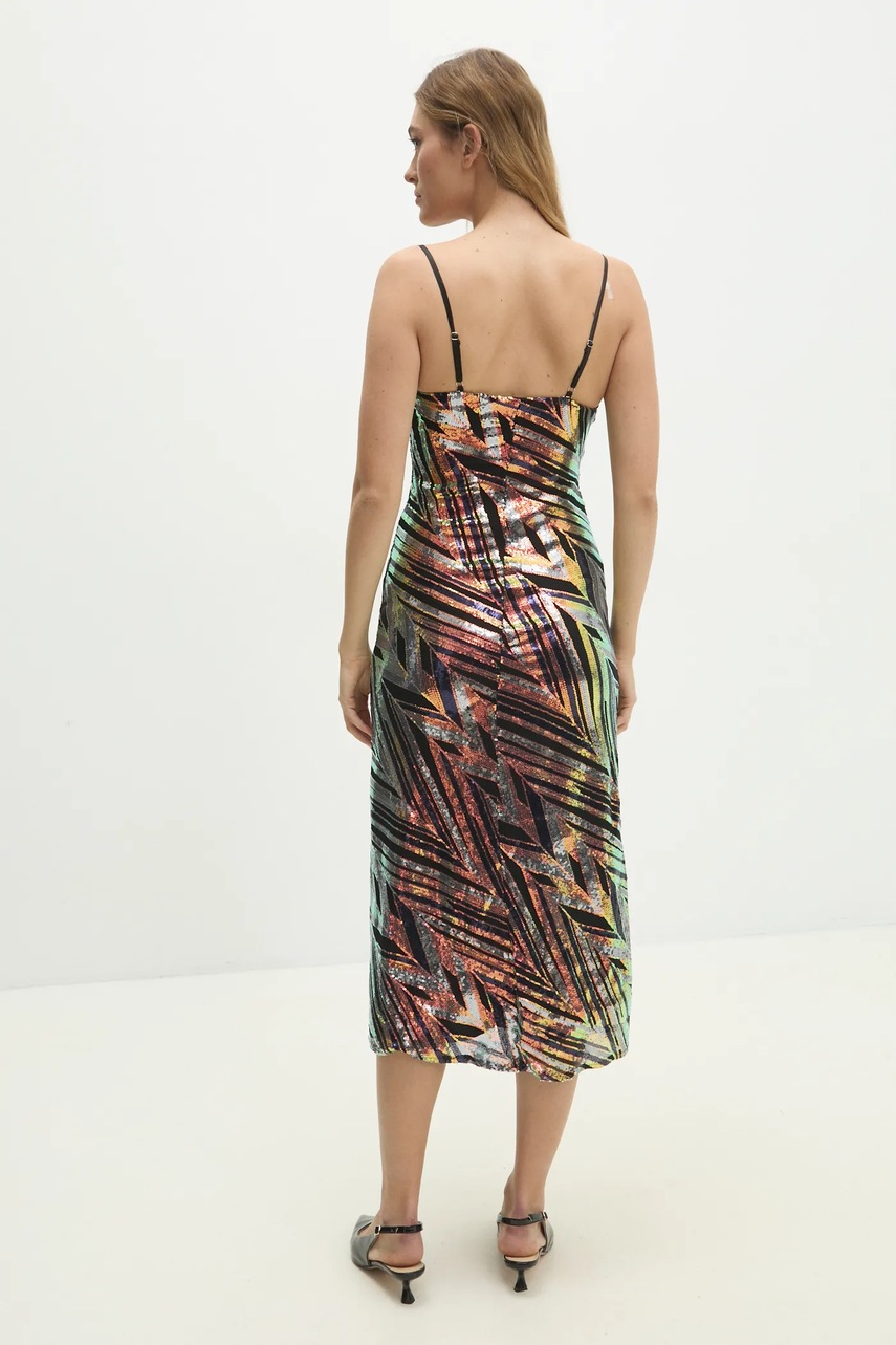 Φόρεμα Answear.LAB χρώμα: πολύχρωμο φωτογραφία