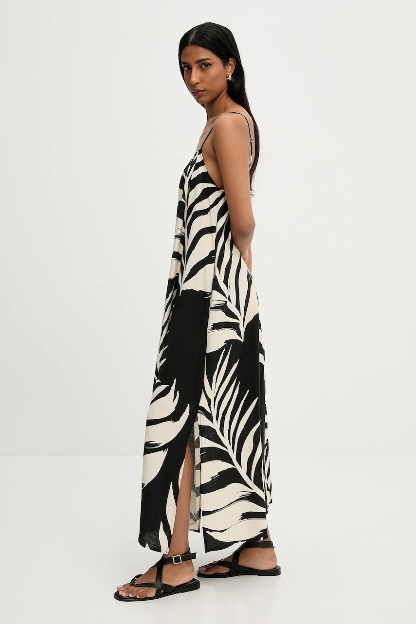 Answear Lab rochie culoarea negru, maxi, evazată