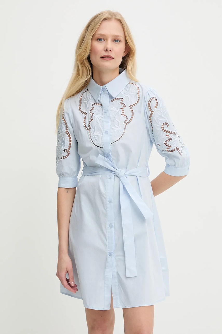 Answear Lab rochie din bumbac mini, evazati