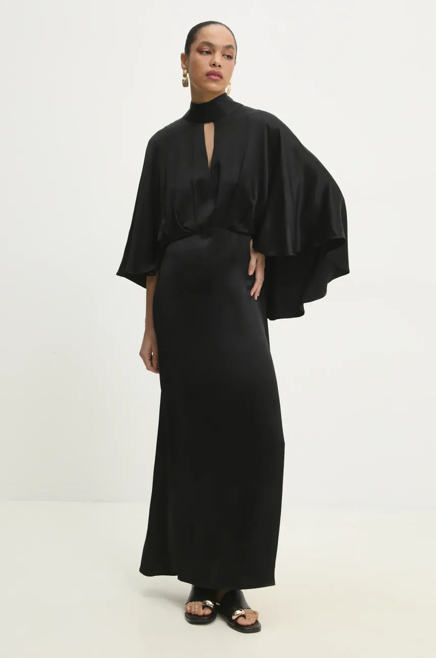 Answear Lab rochie culoarea negru, maxi, oversize