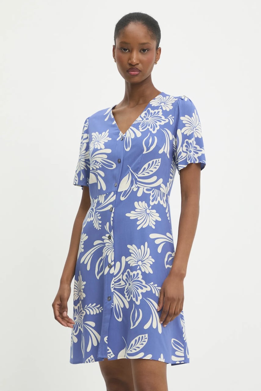 Answear Lab rochie din in mini, evazată