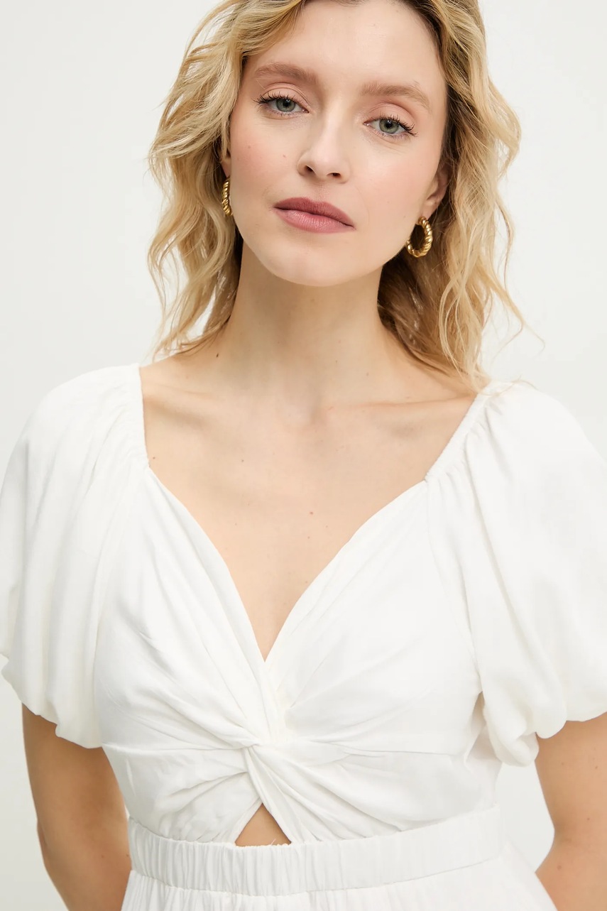 Φόρεμα Answear.LAB χρώμα: άσπρο φωτογραφία