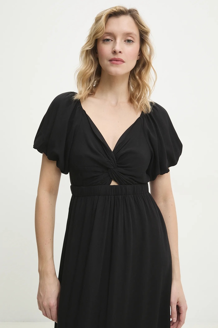 Φόρεμα Answear.LAB χρώμα: μαύρο φωτογραφία