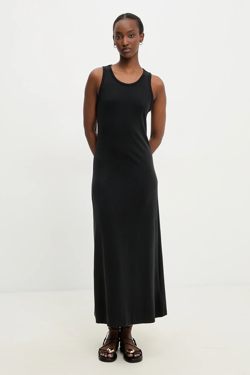 Answear Lab rochie culoarea negru, maxi, dreaptă