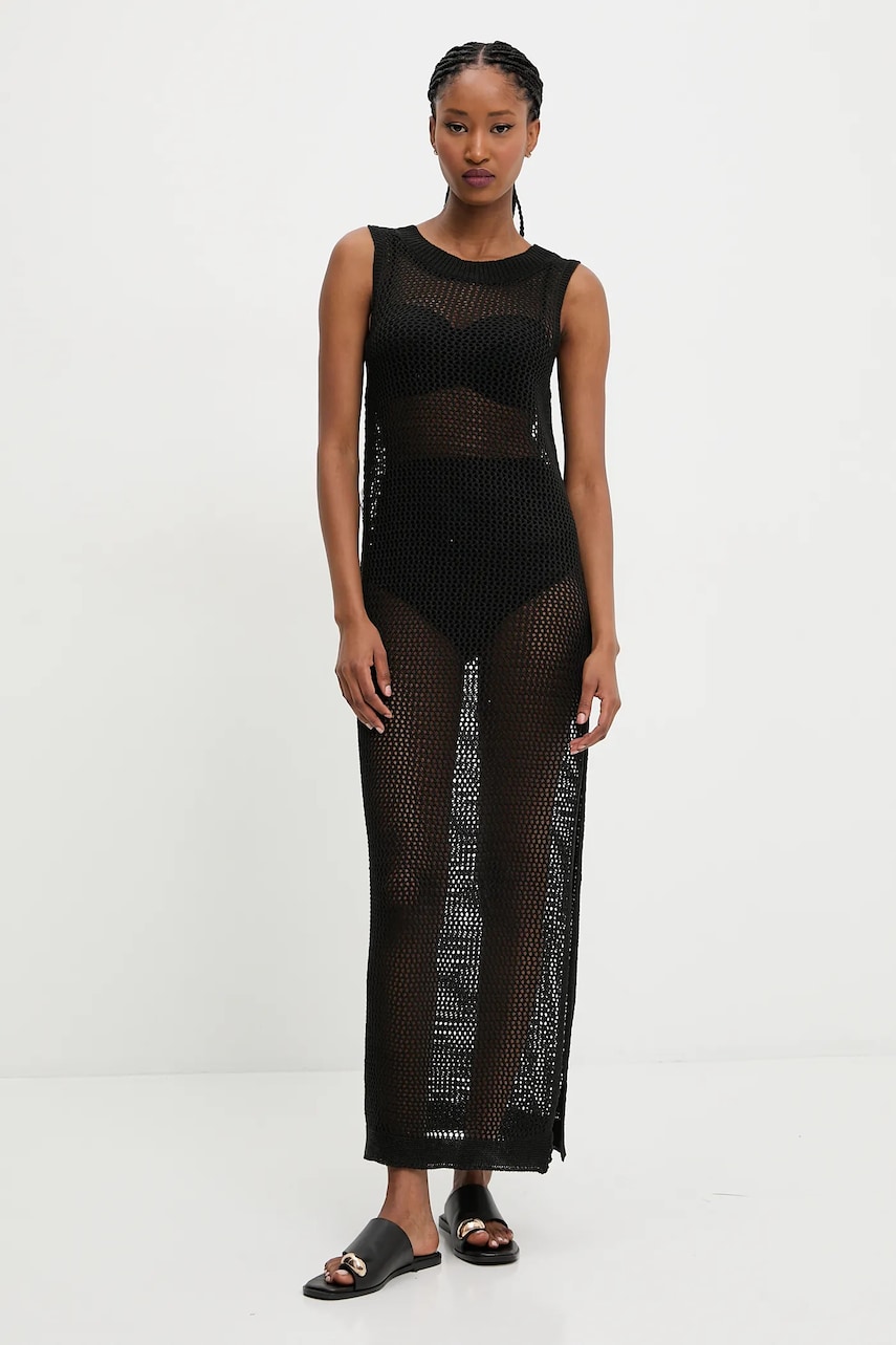 Answear Lab rochie de plaja culoarea negru Answear Lab rochie de plaja culoarea negru