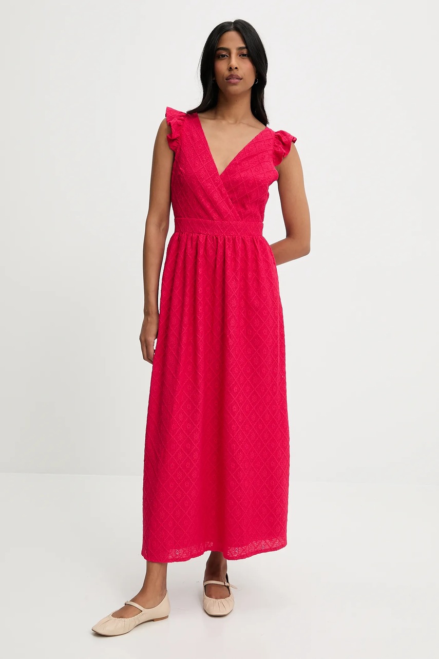 Answear Lab rochie culoarea roz, maxi, evazati