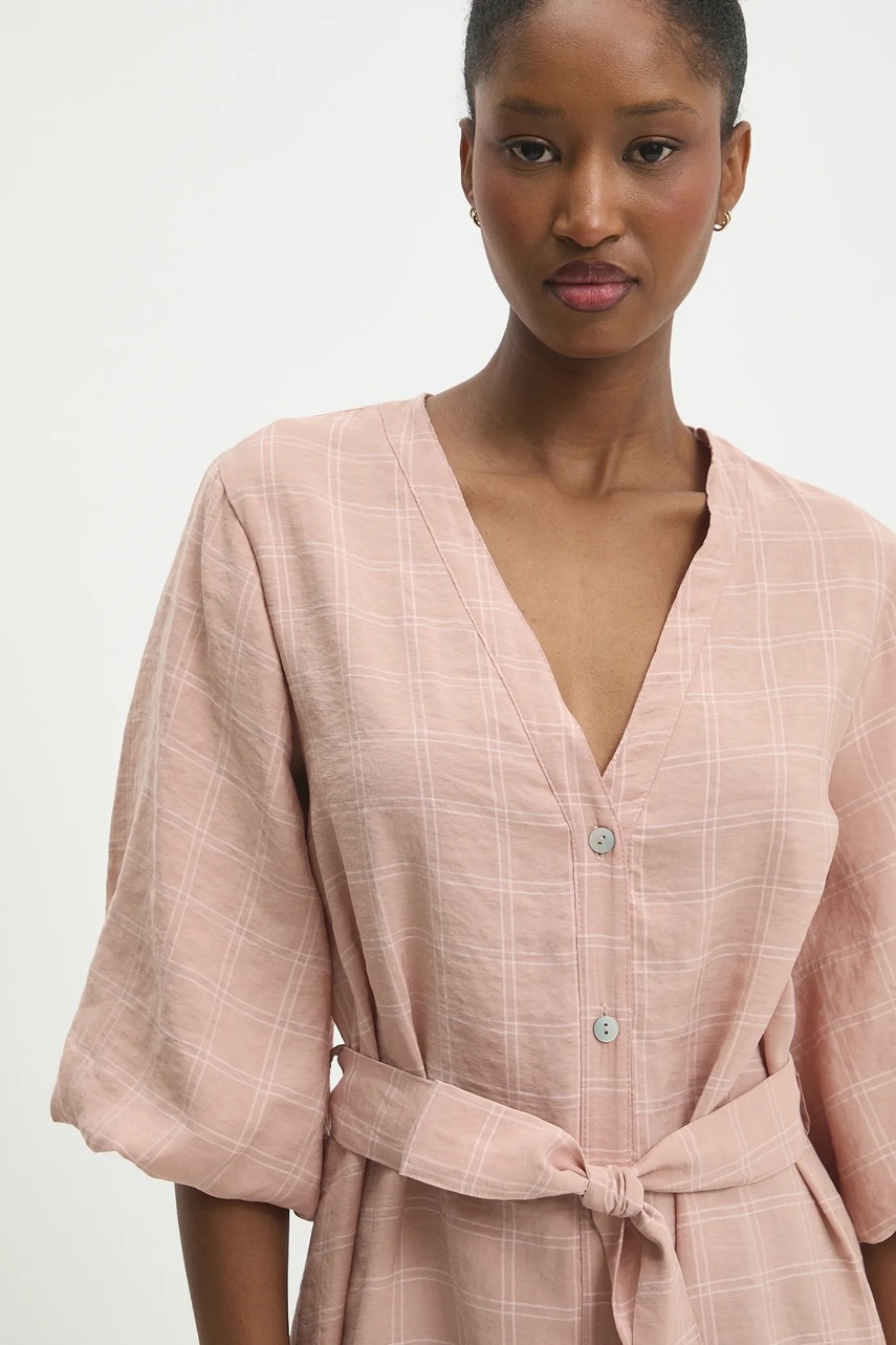 Φόρεμα Answear.LAB χρώμα: ροζ φωτογραφία