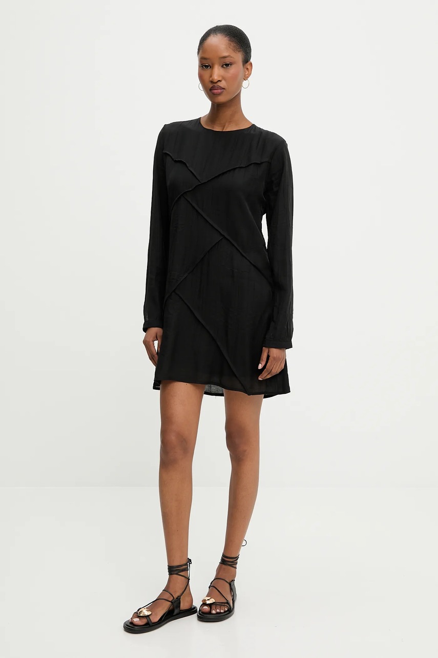 Платье Answear.LAB цвет чёрный mini прямая