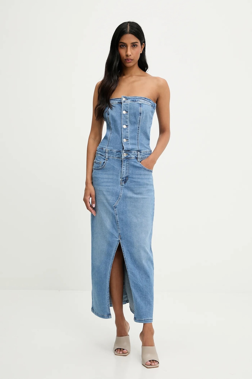 Answear Lab rochie din denim midi, drept