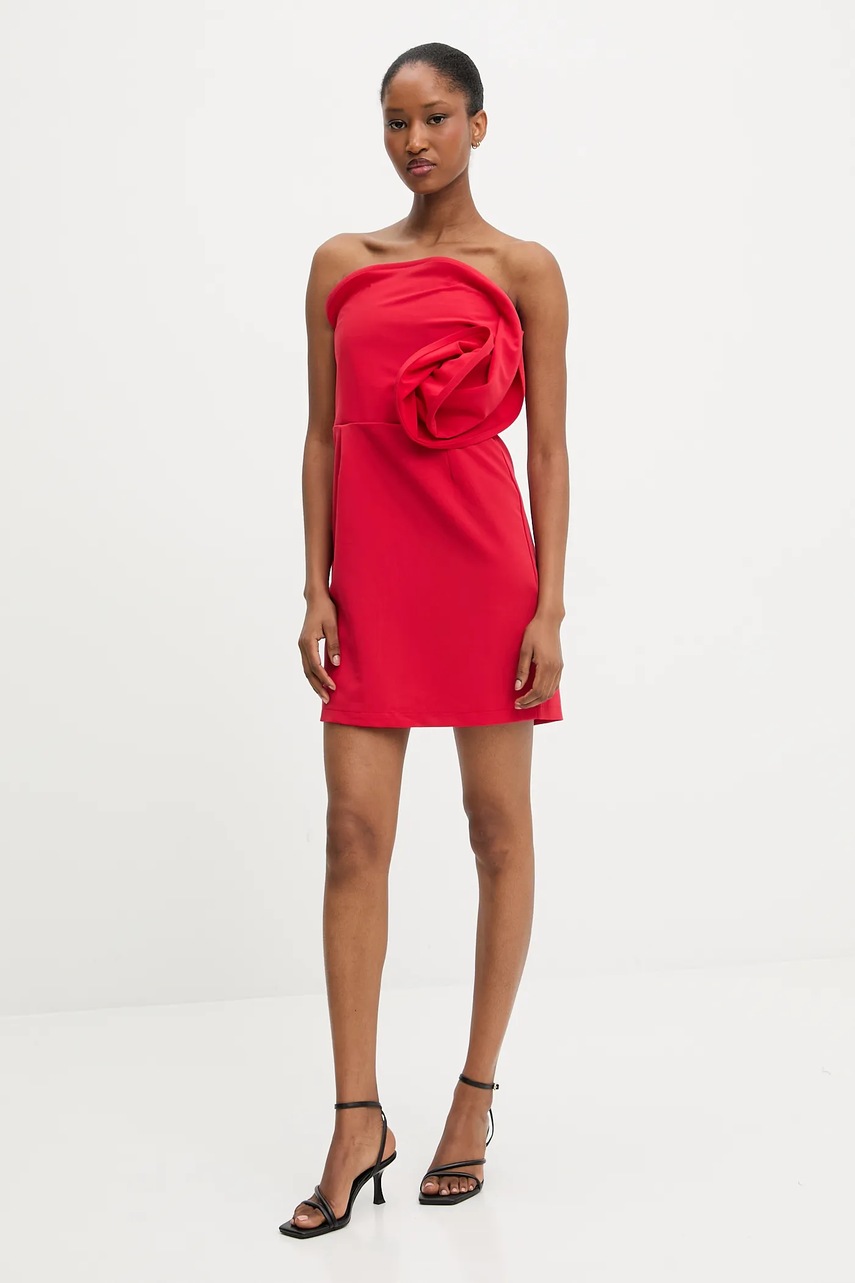 Платье Answear.LAB цвет красный mini прямая