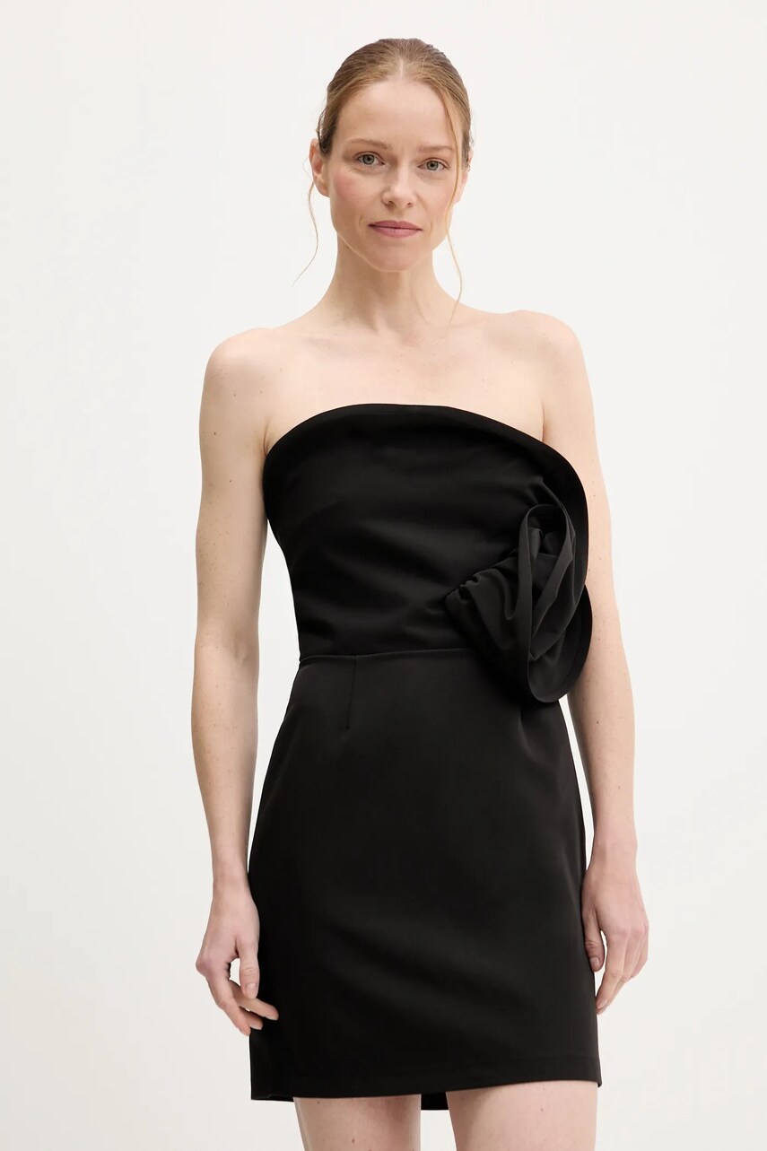 Answear Lab rochie culoarea negru, mini, drept