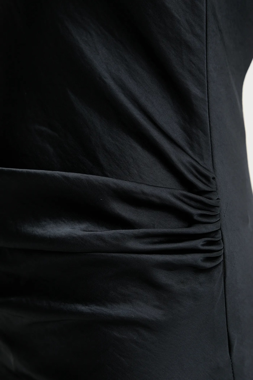 Сукня Answear.LAB колір чорний maxi розкльошена