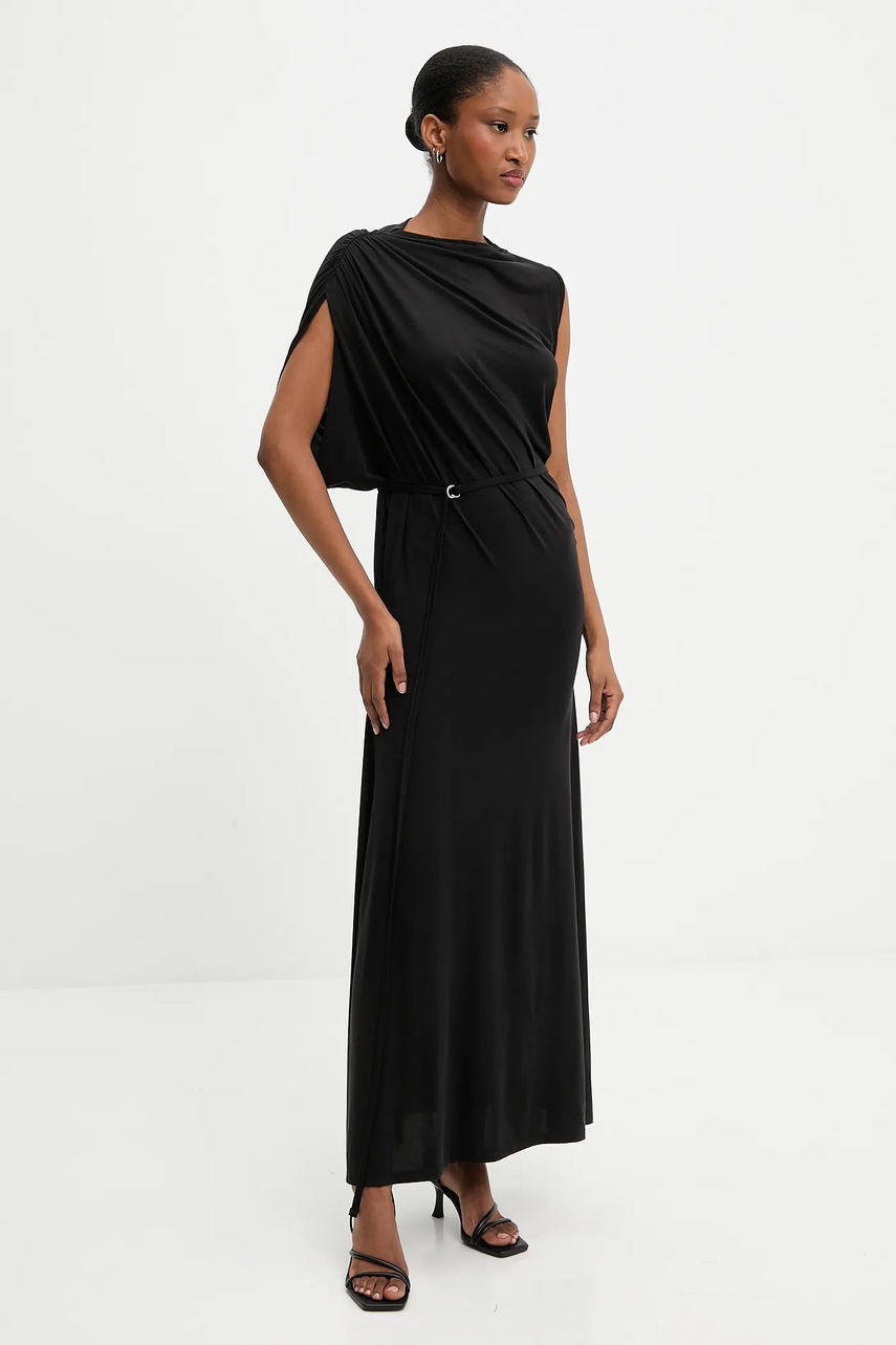 Платье Answear.LAB цвет чёрный maxi прямая