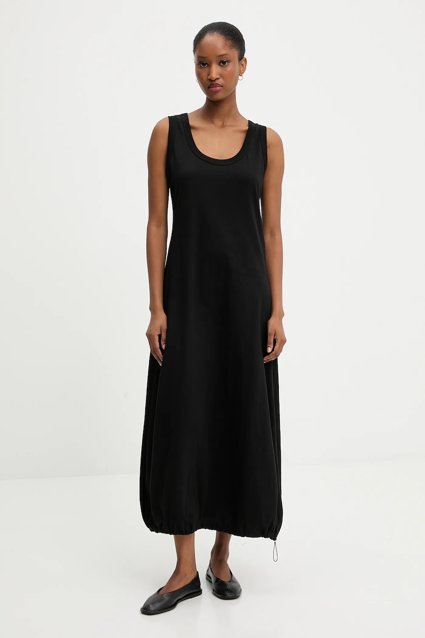 Answear Lab rochie culoarea negru, midi, drept