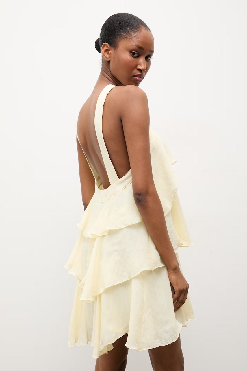 Γυναικεία φορέματα answear.lab σε κιτρινο