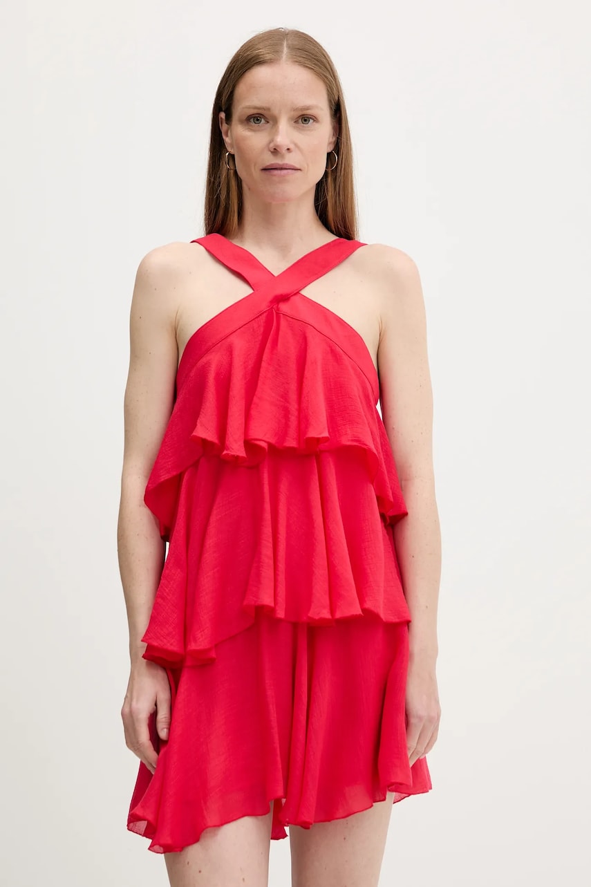 Answear Lab rochie culoarea rosu, mini, drept