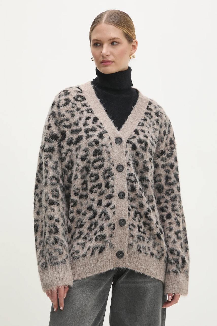 Answear Lab cardigan femei, culoarea maro Answear Lab cardigan femei, culoarea maro