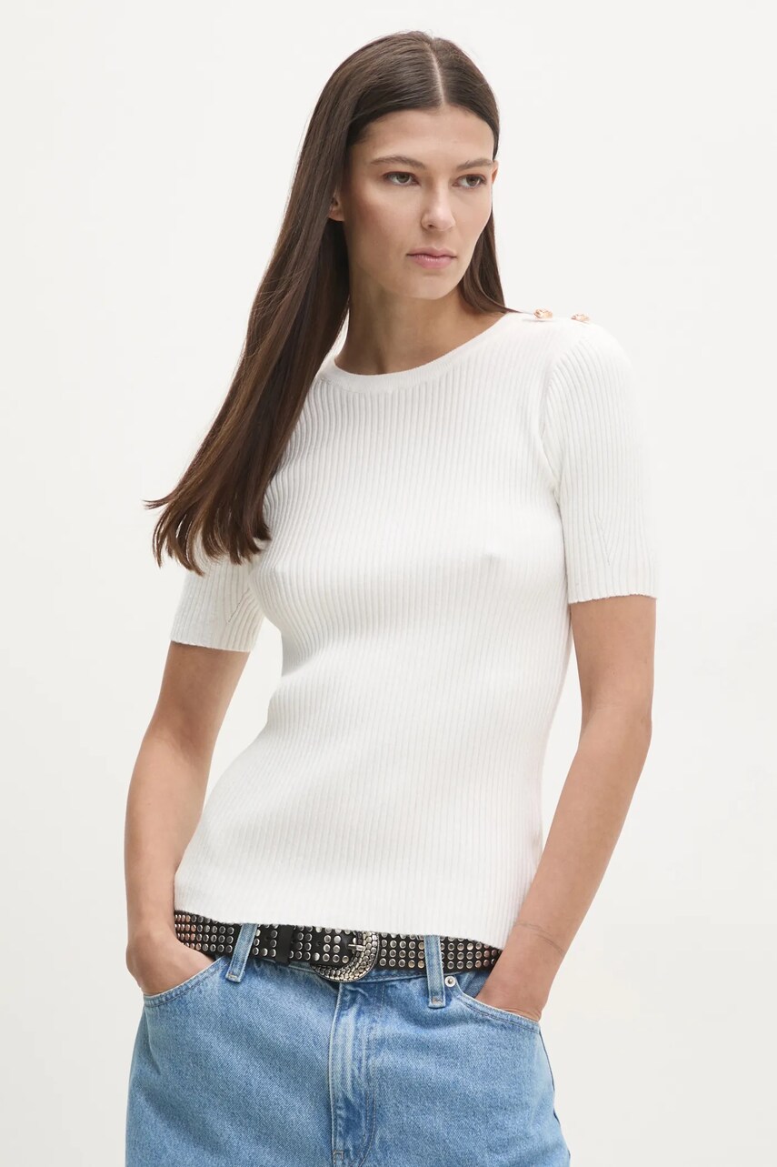 Answear Lab pulover femei, culoarea alb, light