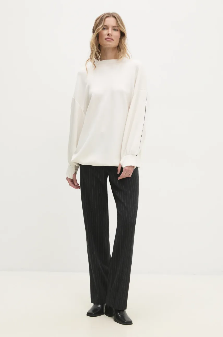 Кофта Answear.LAB женские цвет бежевый однотонная Кофта Answear.LAB женские цвет бежевый однотонная