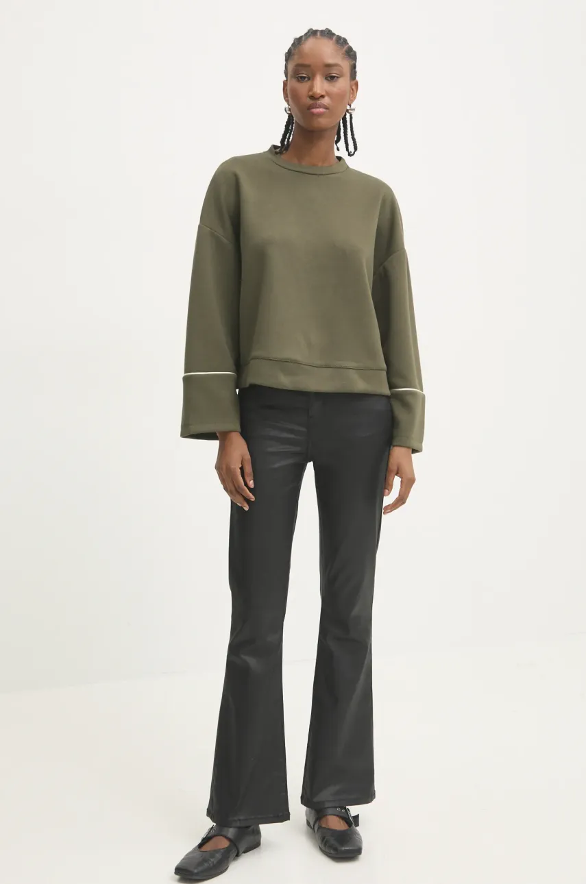 Кофта Answear.LAB женские цвет зелёный однотонная Кофта Answear.LAB женские цвет зелёный однотонная