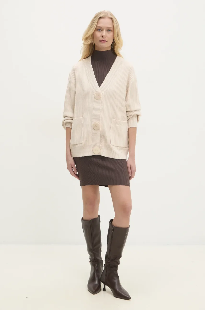 Джемпер Answear.LAB женский цвет бежевый тёплый Джемпер Answear.LAB женский цвет бежевый тёплый
