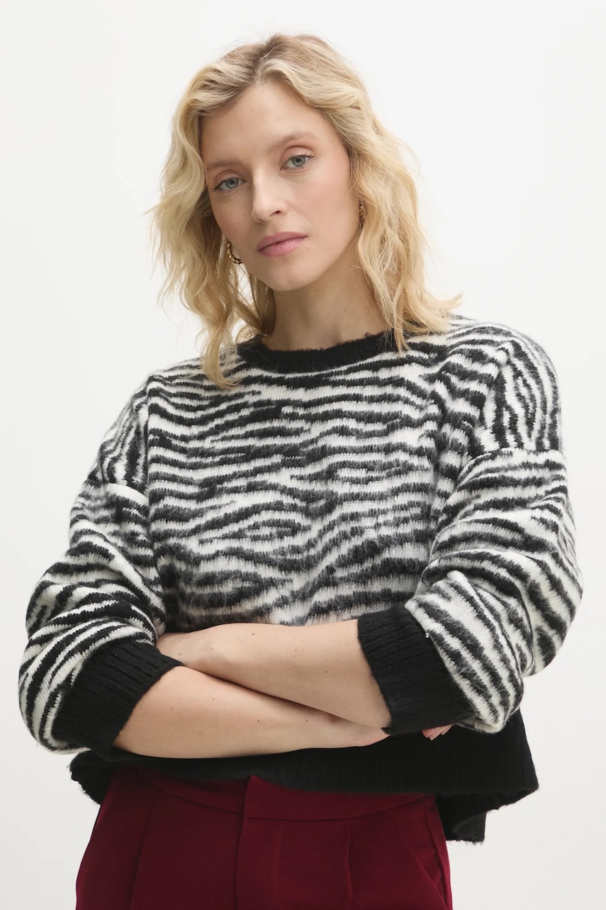 Answear.LAB sweter damski kolor biały