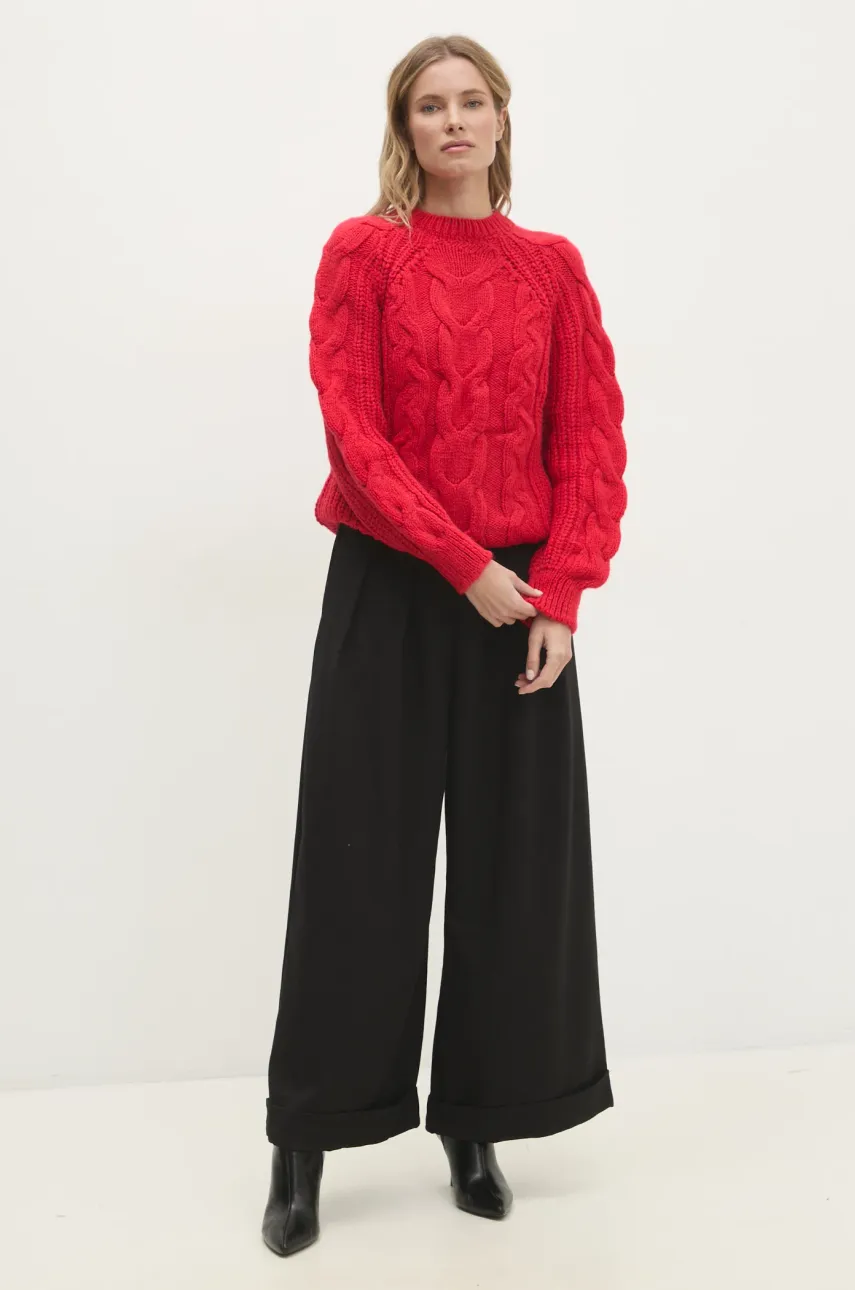 Свитер Answear.LAB женский цвет красный тёплый Свитер Answear.LAB женский цвет красный тёплый