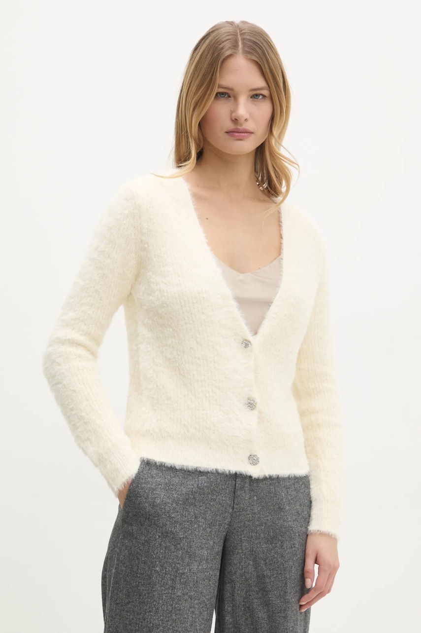 Answear Lab cardigan femei, culoarea bej