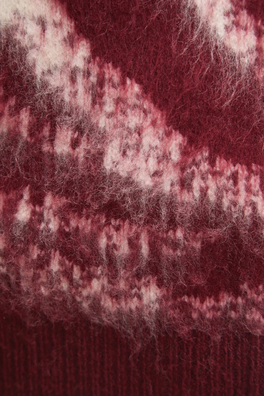 Πουλόβερ Answear.LAB χρώμα: μπορντό φωτογραφία