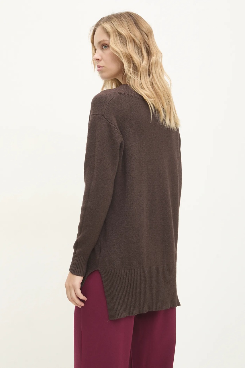 Πουλόβερ Answear.LAB χρώμα: καφέ φωτογραφία