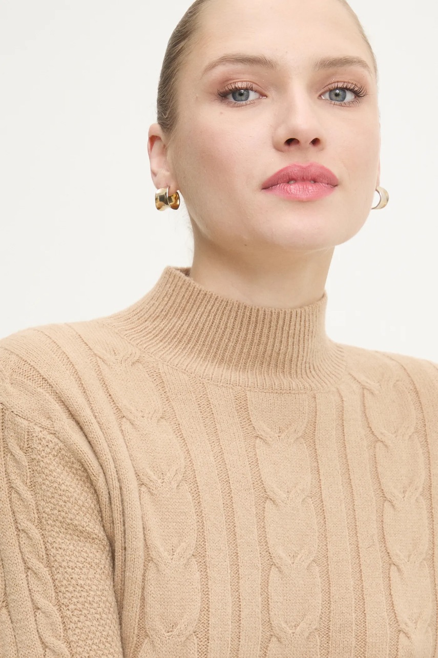 Πουλόβερ Answear.LAB χρώμα: καφέ φωτογραφία