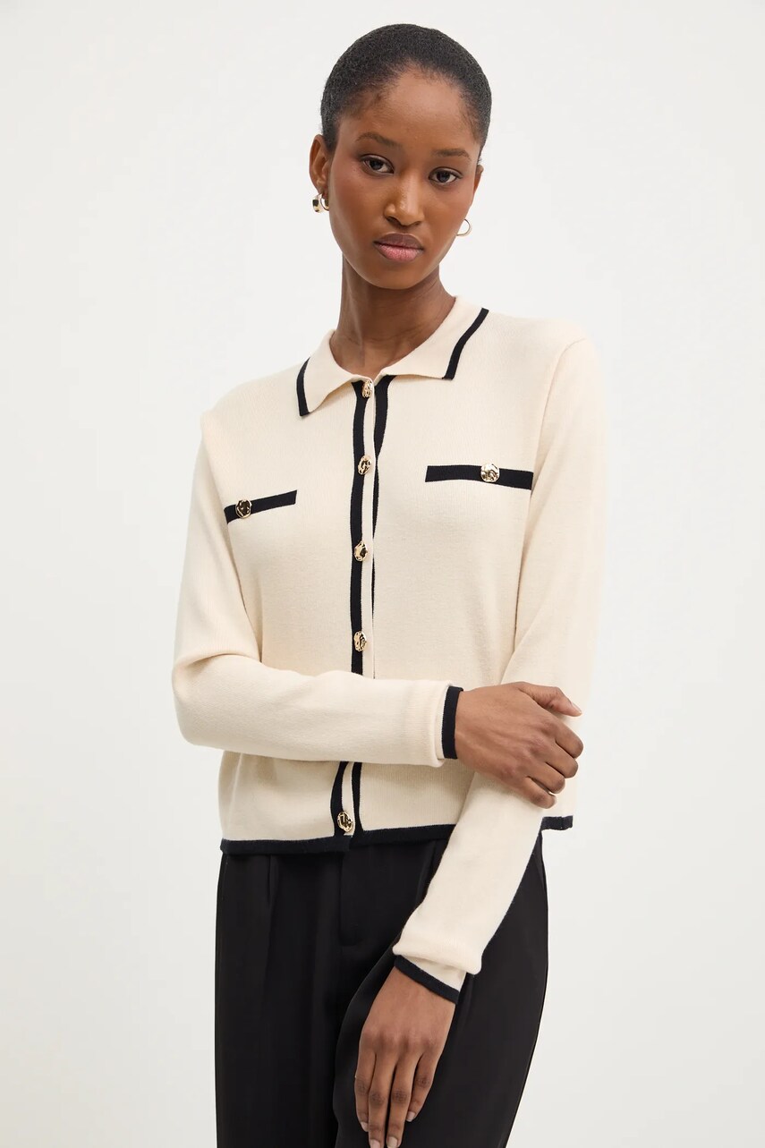 Answear Lab cardigan femei, culoarea bej, light
