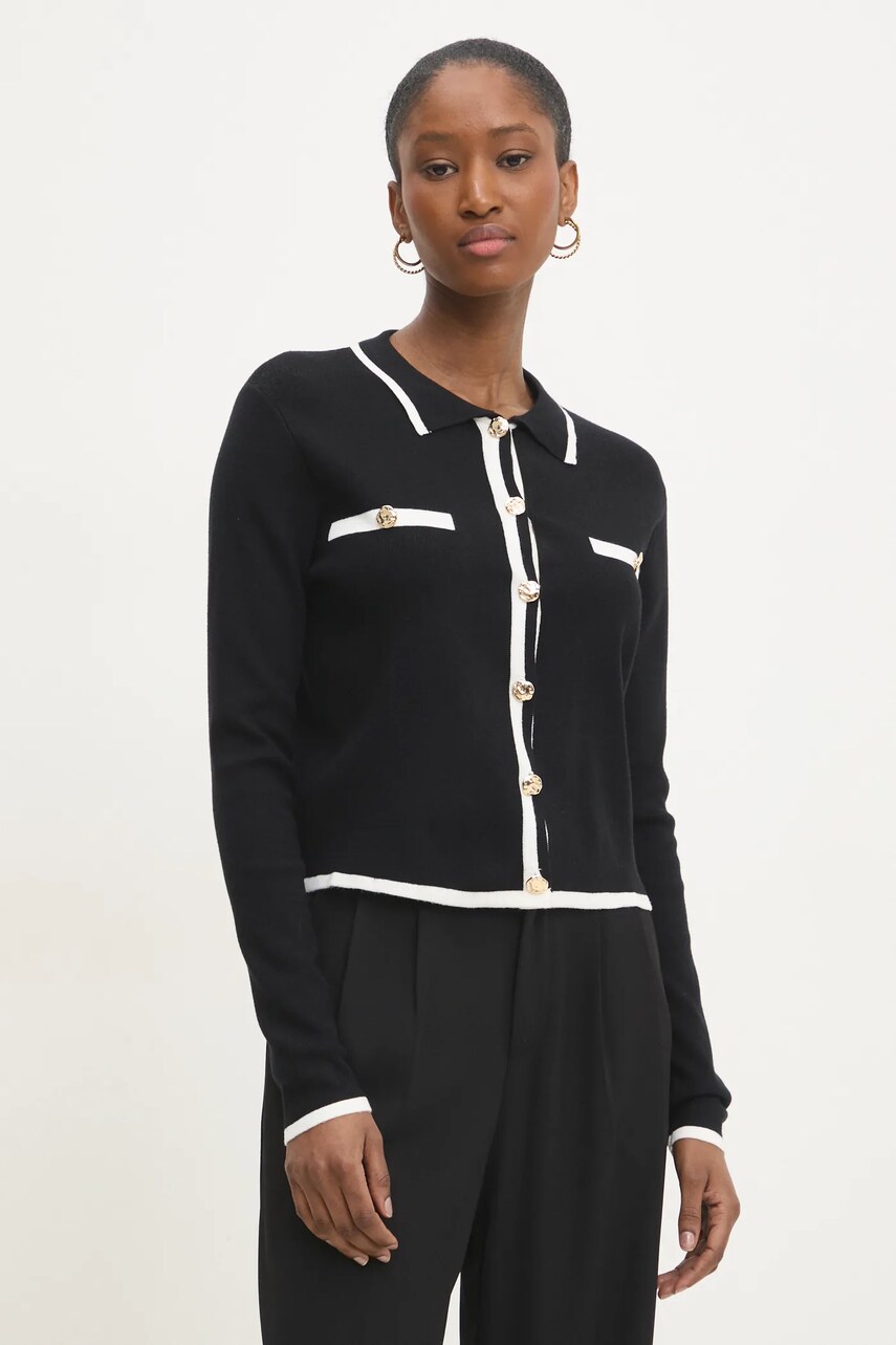 Answear Lab cardigan femei, culoarea negru, light