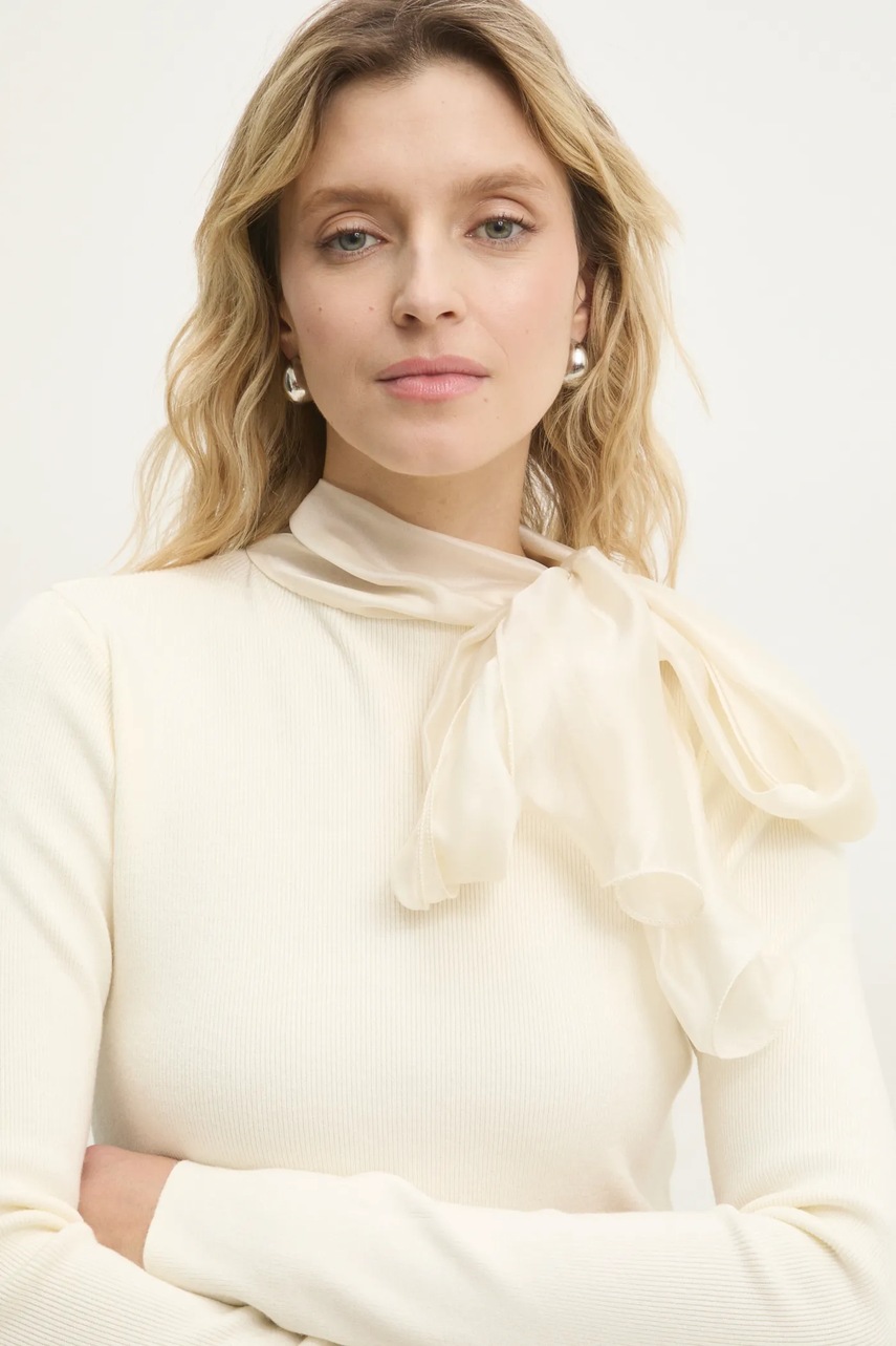 Πουλόβερ Answear.LAB χρώμα: μπεζ φωτογραφία