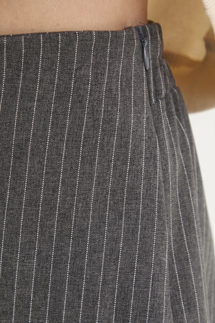 Φούστα και φόρεμα Answear.LAB χρώμα: γκρι φωτογραφία