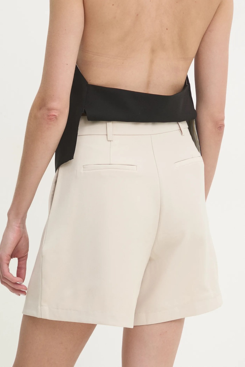 Σορτς Answear.LAB χρώμα: μπεζ φωτογραφία