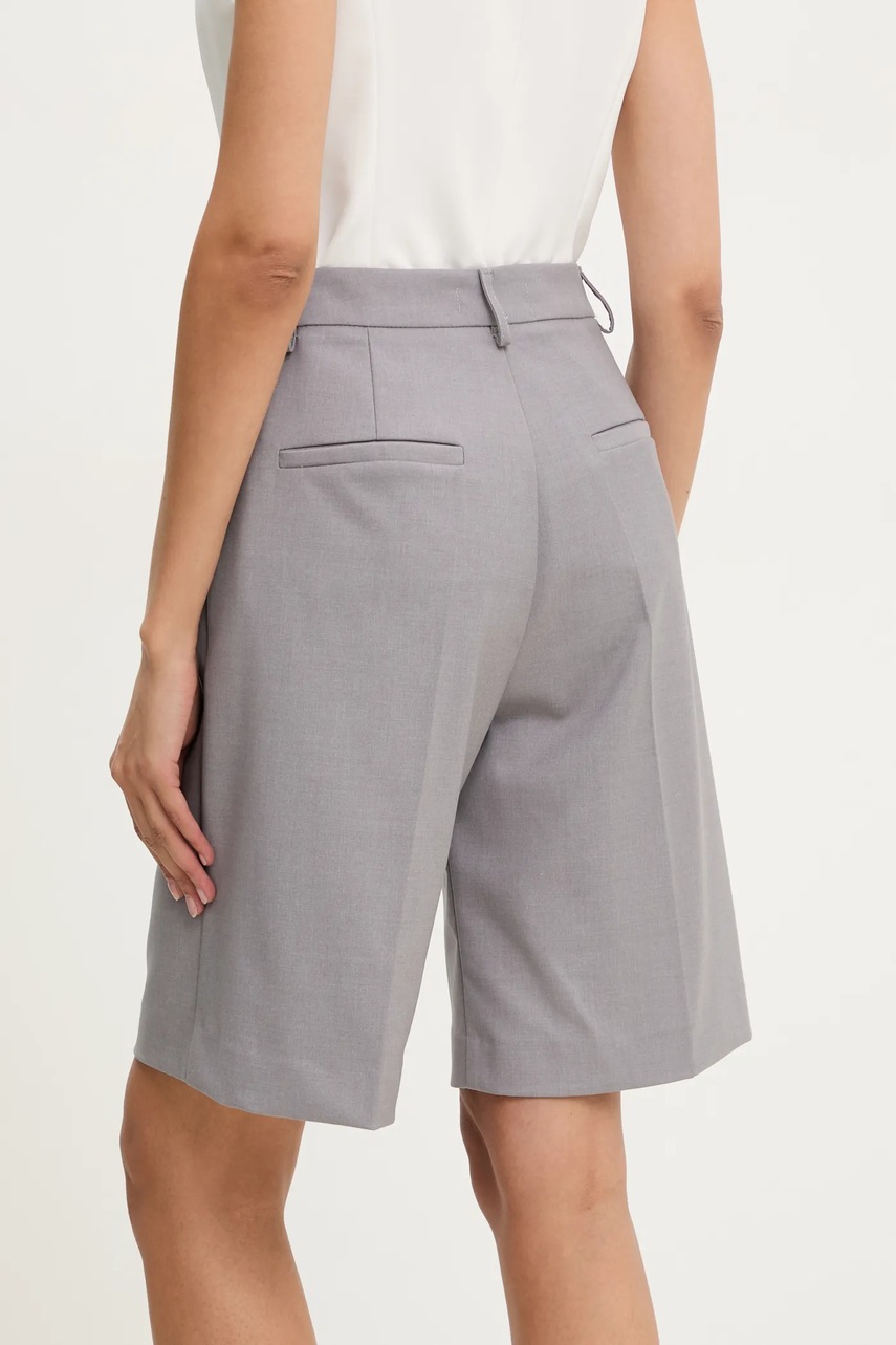 Σορτς Answear.LAB χρώμα: γκρι φωτογραφία